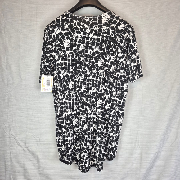 LuLaRoe Irma Tunic Shirt Womens XXS 0 Loose High Low Hem Mid Length Sleeve New - Picture 8 of 16